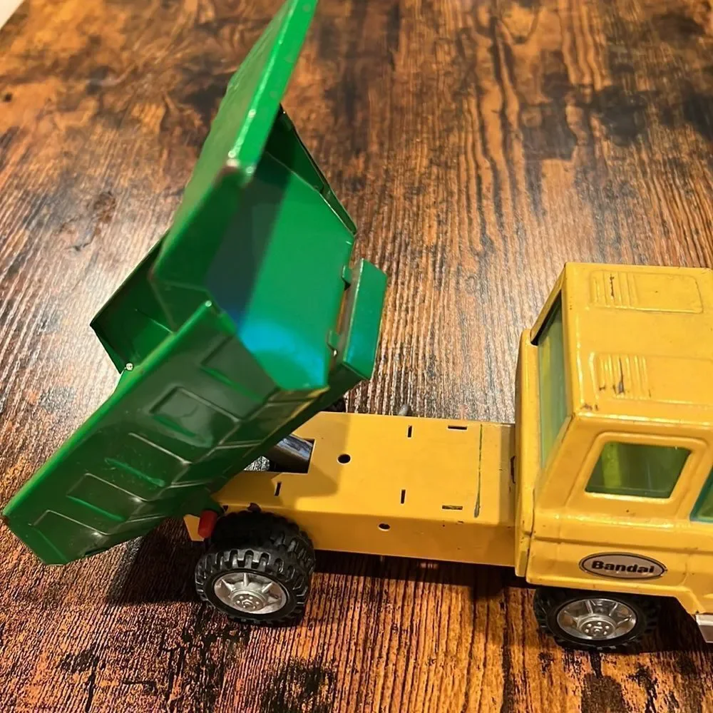 Bandai HERCULESS Tin Toy Dump Truck Late 1960s Japan pressed‎ steel toy